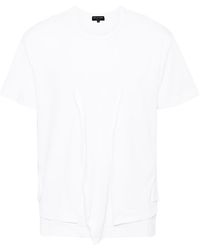Comme des Garçons - Camiseta asimétrica con cuello redondo - Lyst
