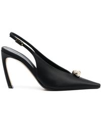 Lanvin - Pointed Slingback Pumps - Lyst