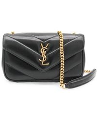 Saint Laurent - Loulou Quilted Leather Mini Shoulder Bag - Lyst