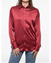 DSquared² - Hemd Mit Logo-Patch - Lyst