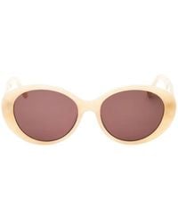 Anne Klein - Glamorous Oval-Frame Sunglasses - Lyst