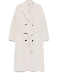 Max Mara - Virgin Wool Double-Breasted Coat - Lyst