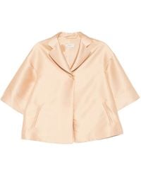 NINA 14.7 - Satin-Finish Cropped Jacket - Lyst