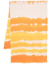 Faliero Sarti - Tie-Dye Silk-Blend Scarf - Lyst