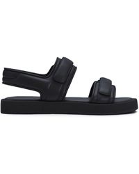 12 STOREEZ - Touch-strap Leather Sandals - Lyst