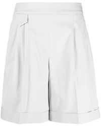 Eleventy - Cotton-blend Tailored Shorts - Lyst