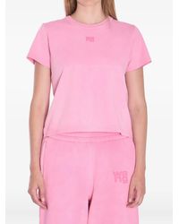Alexander Wang - T-Shirt Met Logodetail - Lyst