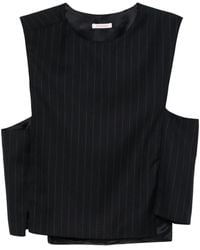 Fursac - Striped Wool Waistcoat - Lyst