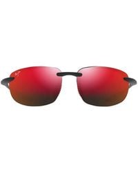 Maui Jim - Lunettes De Soleil Hookipa Ultra À Monture Rectangulaire - Lyst
