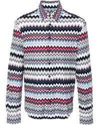Missoni - Chevron-Knit Cotton Shirt - Lyst