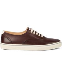Brunello Cucinelli - レースアップ レザースニーカー - Lyst