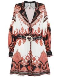 Scarlett Poppies - Florista Button-Up Mini Dress - Lyst