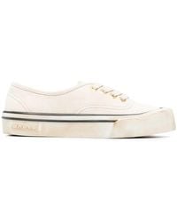 Bally - Faded Suede Low-Top Sneakers - Lyst