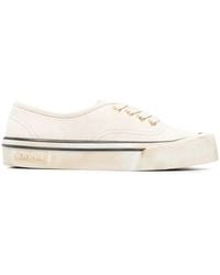 Bally - Faded Suede Low-Top Sneakers - Lyst