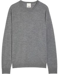 Allude - Crew-Neck Long-Sleeve Sweater - Lyst