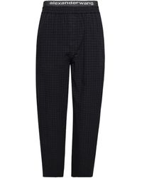 Alexander Wang - Karierte Hose mit Stretchbund - Lyst