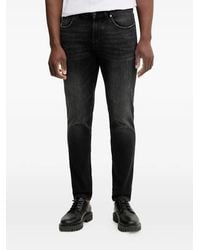 KARL LAGERFELD - Kl-Jordan Faded Jeans - Lyst