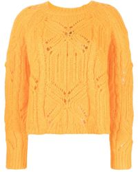 Twin Set - Open Cable-knit Long-sleeve Jumper - Lyst