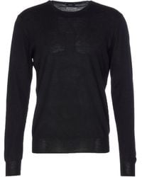Hōsio - Long-Sleeve Crew-Neck Sweater - Lyst