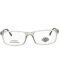 Harley Davidson - Logo-Plaque Rectangle-Frame Glasses - Lyst