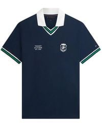 Tommy Hilfiger - Logo-Print V-Neck Polo Shirt - Lyst