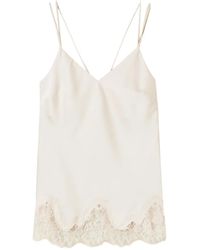 Twinset - Lace-Trimmed Top - Lyst
