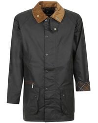 Barbour - Beaufort Corduroy-Collar Coat - Lyst