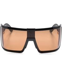 Tom Ford - Logo-engraved Shield-frame Sunglasses - Lyst