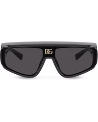 Dolce & Gabbana - Sonnenbrille mit DG - Lyst