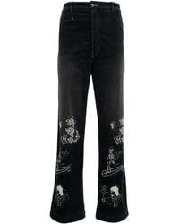 Cout de la Liberte - Printed Corduroy Trousers - Lyst