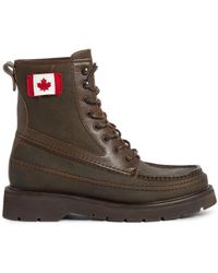 DSquared² - Canadian Flag Ankle Boots - Lyst