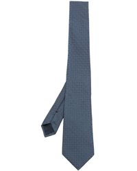Giorgio Armani - Cravate en soie à imprimé géométrique - Lyst