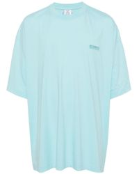 Vetements - T-shirt en coton à logo brodé - Lyst