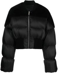 Rick Owens - Padded Cropped Jacket - Lyst