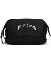 Palm Angels - Curved Logo Beauty-Pouch - Lyst