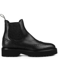 Doucal's - Brogue-Detail Ankle Boots - Lyst