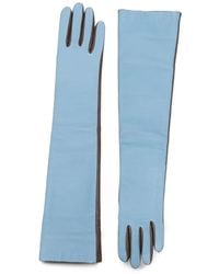 Frankie Shop - Veneto Bicolor Long Leather Gloves - Lyst