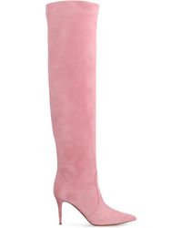 Gianvito Rossi - Hansen スエードロングブーツ 90mm - Lyst