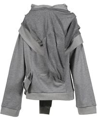 Natasha Zinko - Layered Oversized Hoodie - Lyst