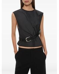 Christopher Esber - Locus Belted Taffeta Tank Top - Lyst