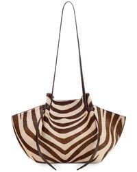 Yuzefi - Mochi Zebra-Print Shoulder Bag - Lyst
