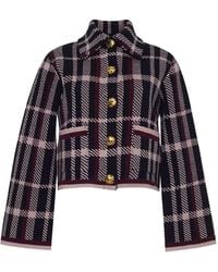 Cara Cara - Delilah Plaid-Check Cardigan - Lyst