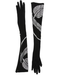 David Koma - Crystal-Embellished Long Gloves - Lyst