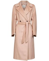 Weekend by Maxmara - Double-Breasted Belted Coat - Lyst