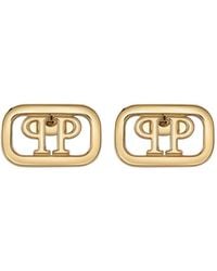 Philipp Plein - Lettering Square Earings - Lyst