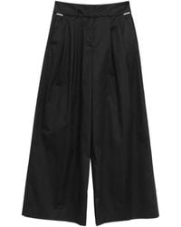 Peserico - Pleated Wide-Leg Trousers - Lyst
