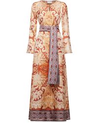 Pierre Louis Mascia - Maxikleid mit Paisley-Print - Lyst