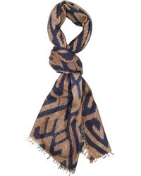 Altea - Abstract-Print Cashmere Scarf - Lyst