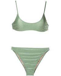 Adriana Degreas - Metallic-finish Stretch-design Bikini - Lyst