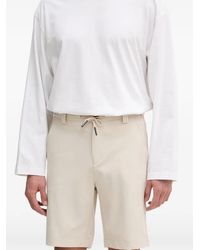 Guess - Logo-Patch Drawstring Shorts - Lyst